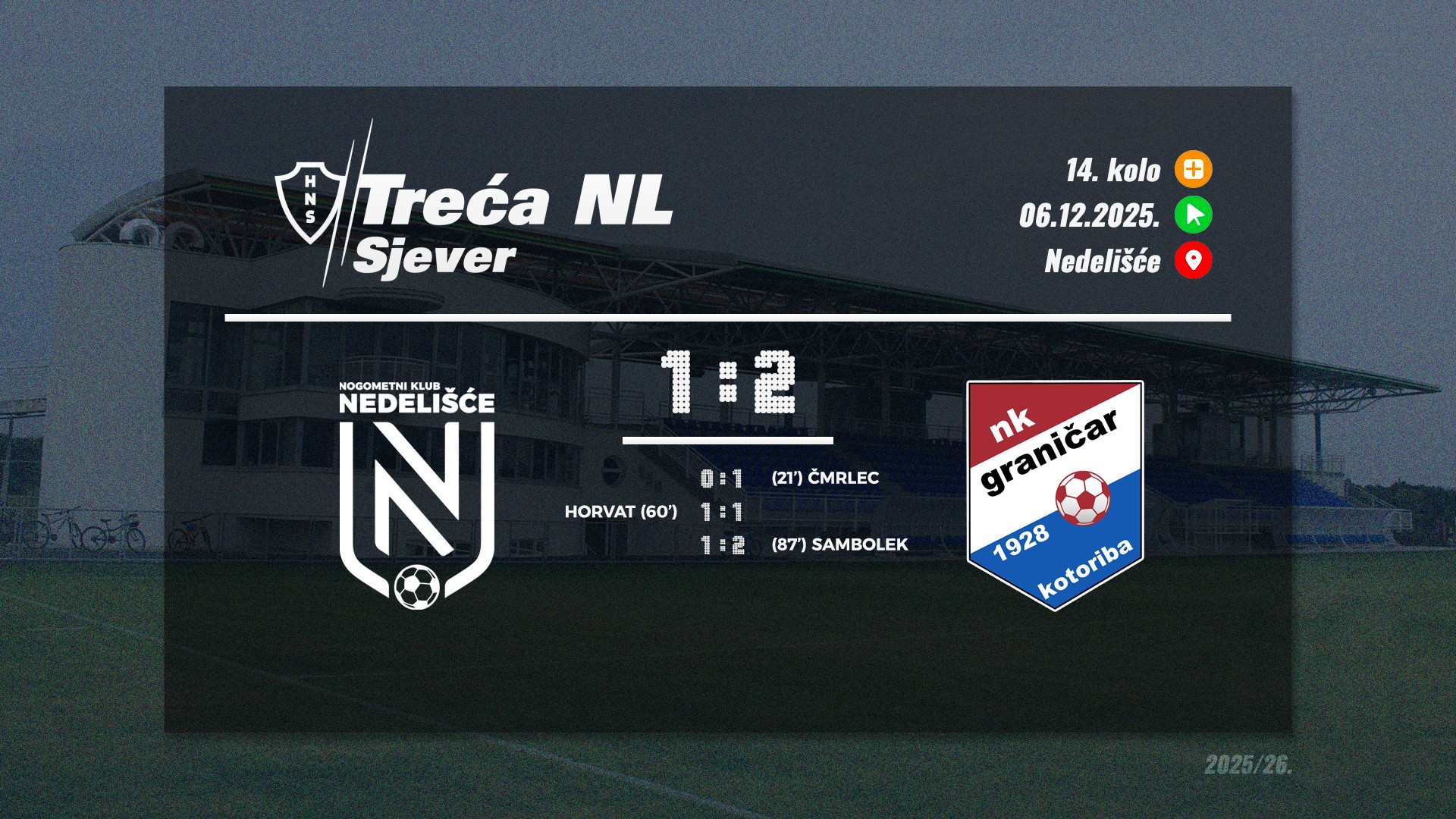 Video: Nedelišće - Graničar (K) 1:2